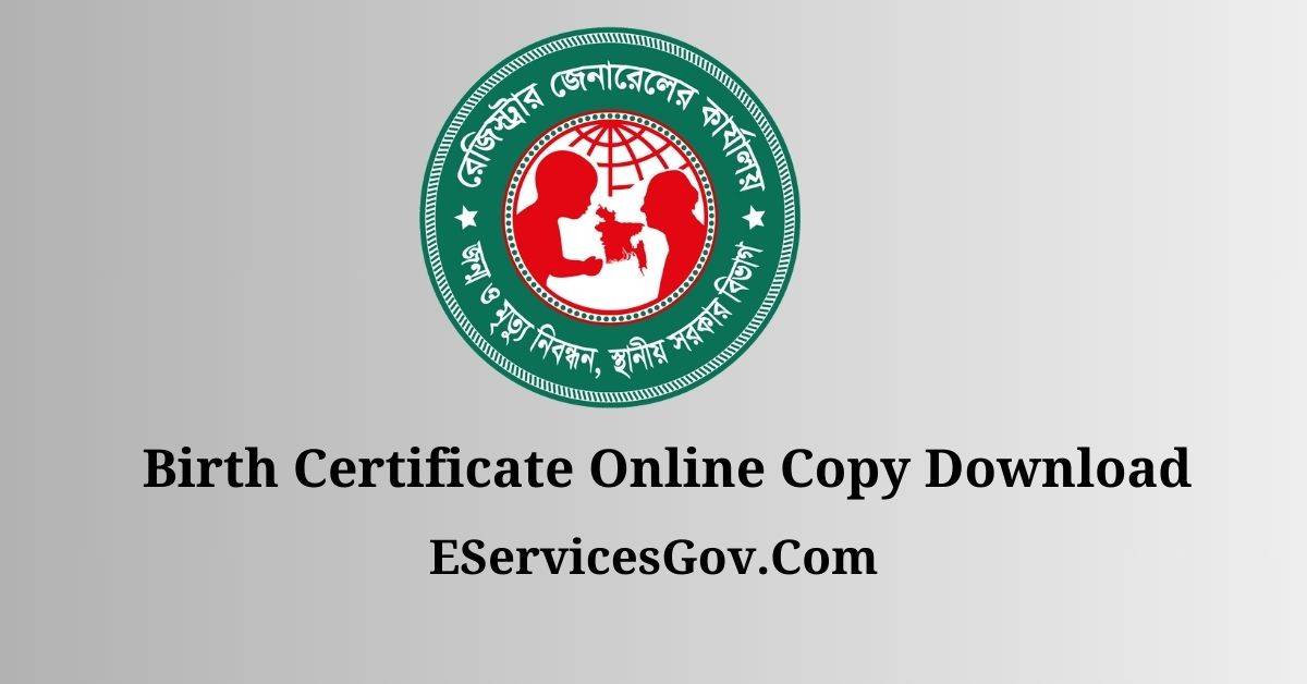 Birth Certificate Online Copy Download
